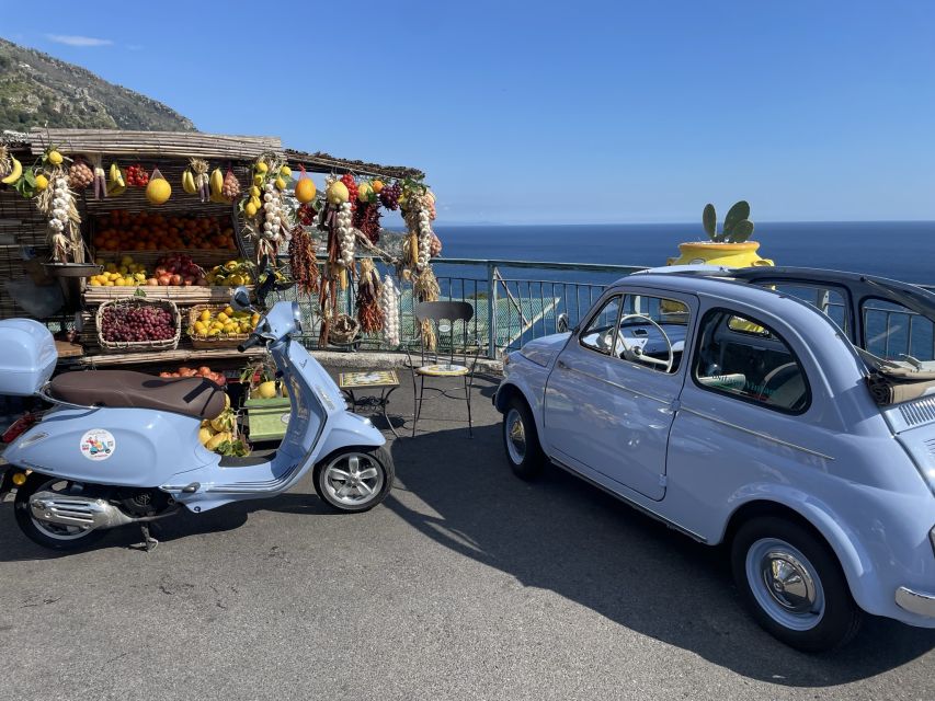 Amalfi Coast: Vespa Tour With Stops in Positano and Ravello - Tour Itinerary and Highlights