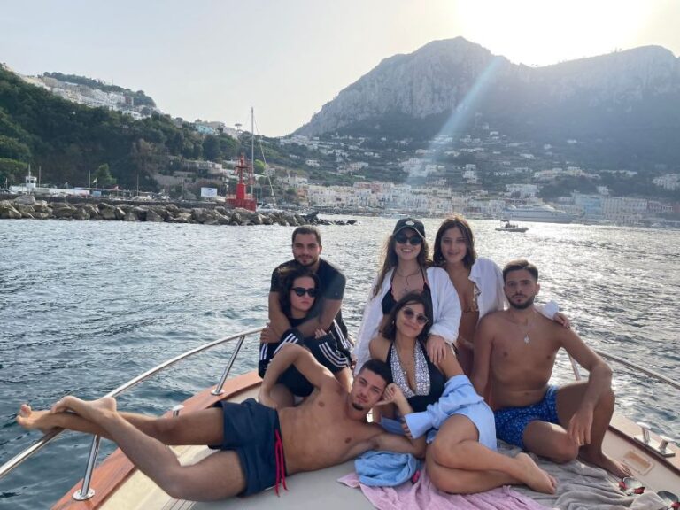 Discover Capri’s Hidden Gems: Shared Boat Experience