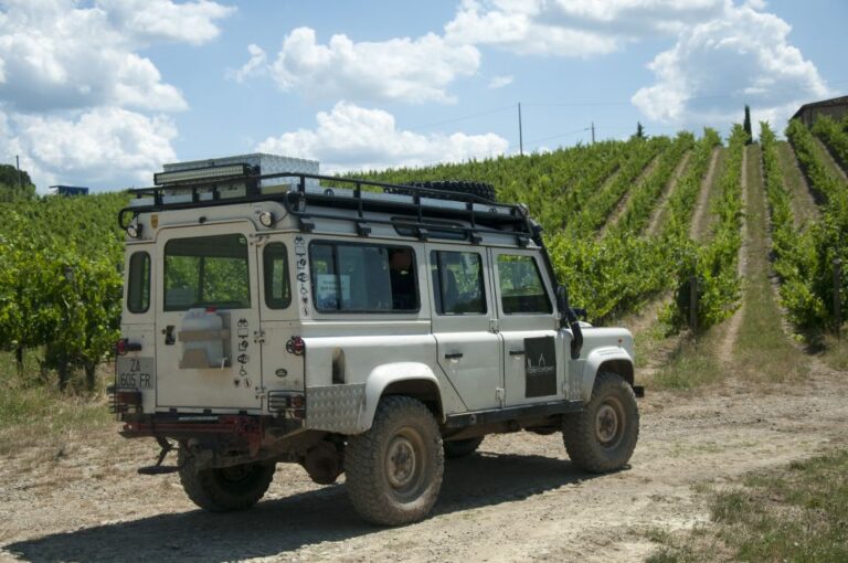 From Florence: Tuscan Off-Road Wine Tour With Lunch and More