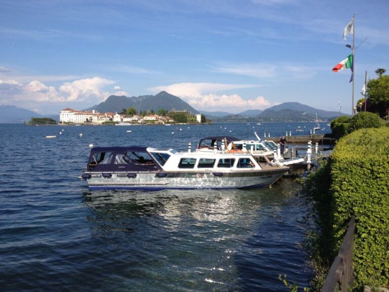 From Stresa: 3 Borromean Islands Private Boat Tour