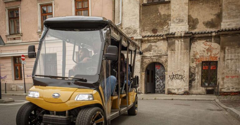 Krakow: City Sightseeing Tour by Eco Golf Cart