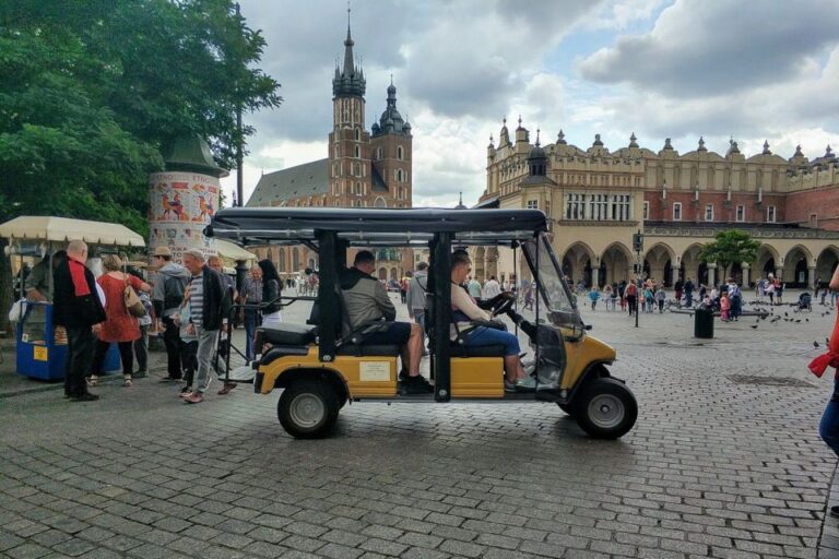 Krakow: Old Town Golf Cart Tour With Wawel Castle Tour