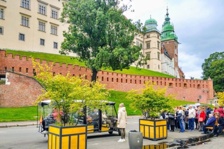 Krakow: Old Town Golf Cart Walk and Wawel Castle Guided Tour