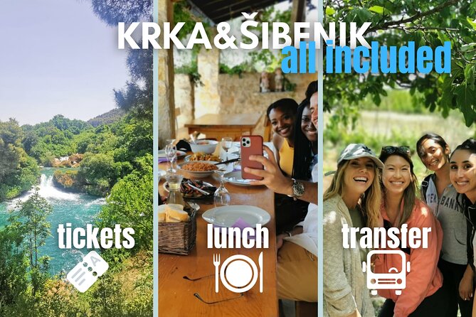 Krka Waterfalls From Split – Transfer and Lunch INCLUDED