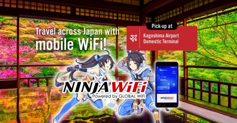 Kyushu: Kagoshima Airport Mobile WiFi Rental
