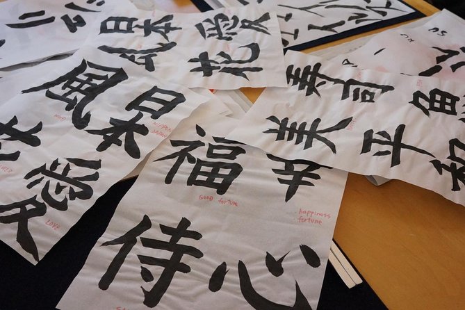 Lets Shodo (Japanese Calligraphy) !! - Experience Details