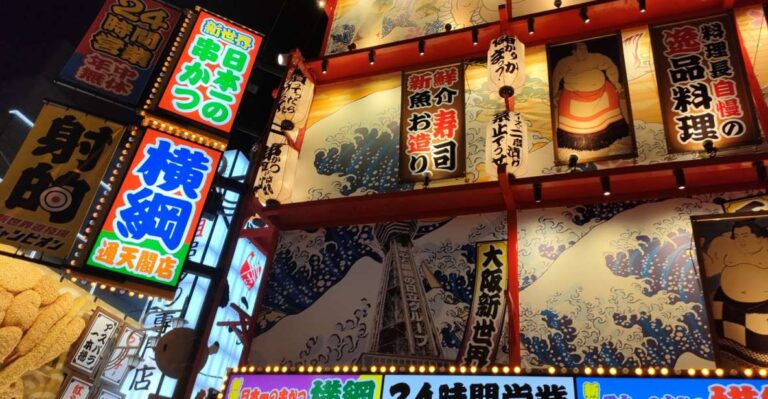 Osaka: Hungry Food Tour of Shinsekai With 15 Dishes
