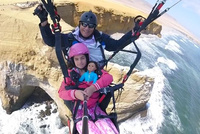 Paragliding Flight at the Paracas National Reservation