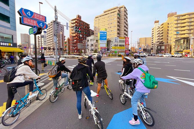 Private Half-Day Cycle Tour of Central Tokyos Backstreets