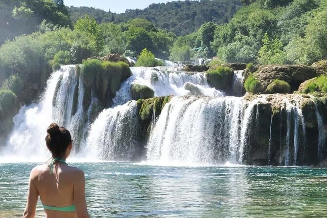 Private Krka Waterfalls With Wine and Prosciutto Shore Excursion