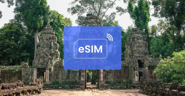 Siem Reap: Cambodia Esim Roaming Mobile Data Plan