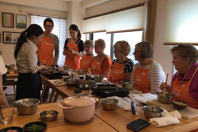Small-Group Wagyu Beef and 7 Japanese Dishes Tokyo Cooking Class