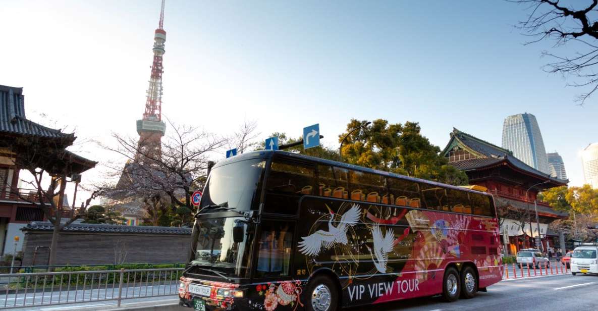 Tokyo: Open Top Sightseeing Bus With Audio Guide - Tour Highlights