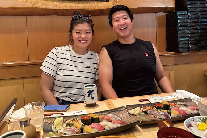 Tsukiji Market Eating Tour, Authentic Sushi & Sake Comparison