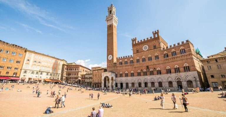 Tuscany: Full-Day Luxury Minivan Tour With Siena and Pisa