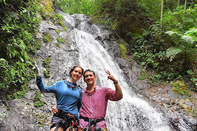 Zip Line With Canyoning Waterfall Adventure in Vista Los Sueños