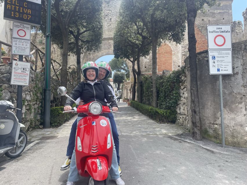 Amalfi Coast: Vespa Tour With Stops in Positano and Ravello - Vespa Ride Through Amalfi Coast