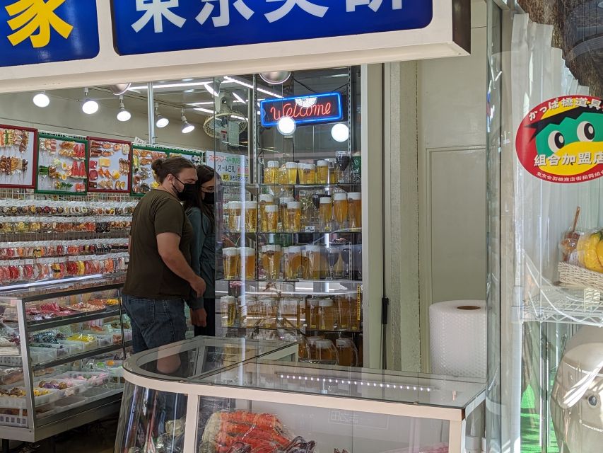 Asakusa: Food Replica Store Visits After History Tour - Food Replica Stores Exploration