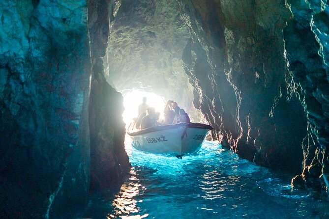 Blue & Green Cave Vis Island and Pakleni Islands Private Day Trip From Hvar - Pickup and Logistics Information