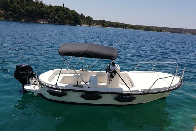 Explore the West Coast of the Island Brac by BETINA Boat - Navigate the Crystal-Clear Waters