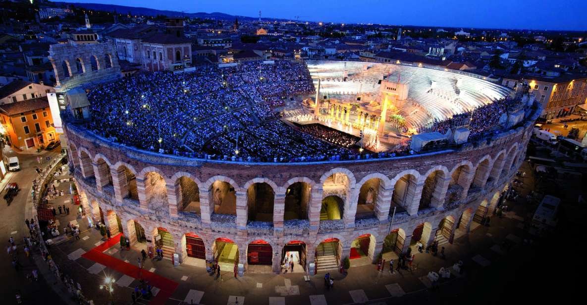 From Milan: Verona City of Love and Arena Opera Ticket - Arena Opera Ticket Pricing