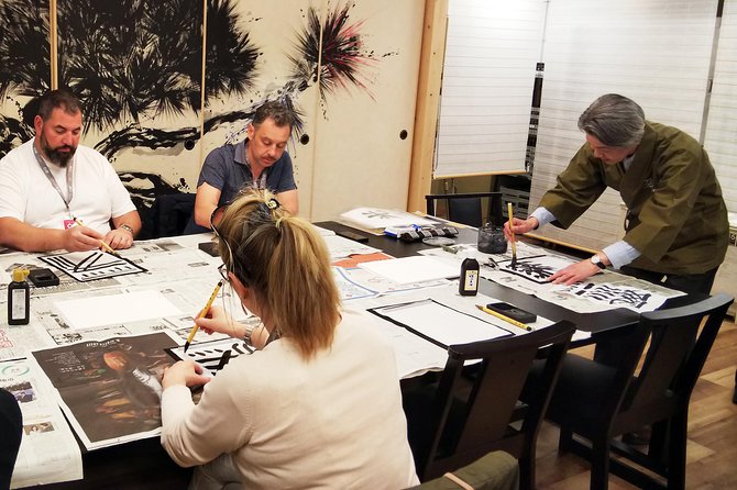 Japanese Calligraphy Experience - Practice Brush Strokes and Characters