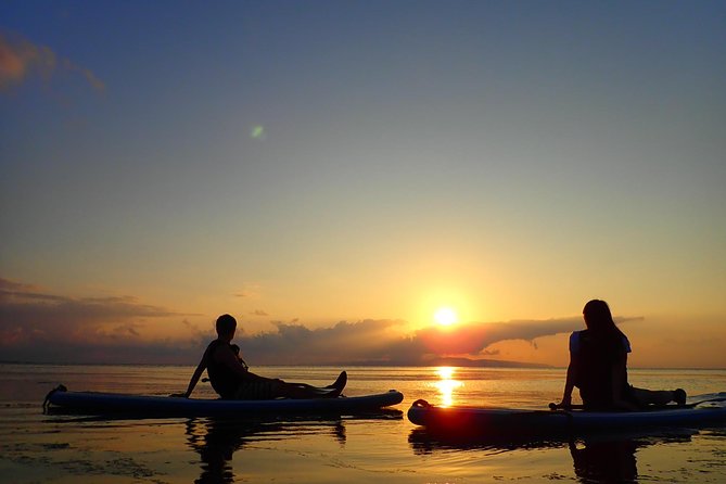 [Okinawa Miyako] [Evening] Twilight in the Sea of Silence... Sunset SUP / Canoe - Experience Details