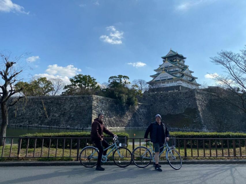 Osaka: Guided City Highlights Bike Tour With Lunch - Group Size and Cancellation Policy