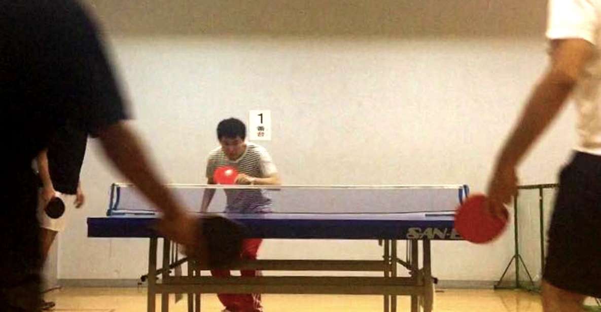 Osaka: Table Tennis Experience With Local Players - Activity Details and Duration