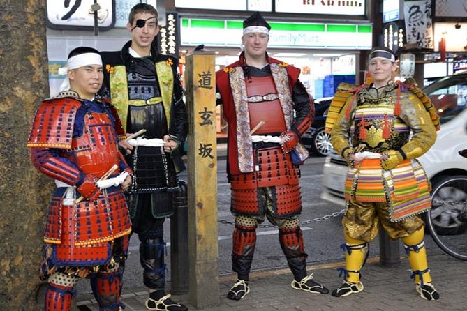 Samurai Photo Shooting at Street in Shibuya - Choose Your Authentic Samurai Armor