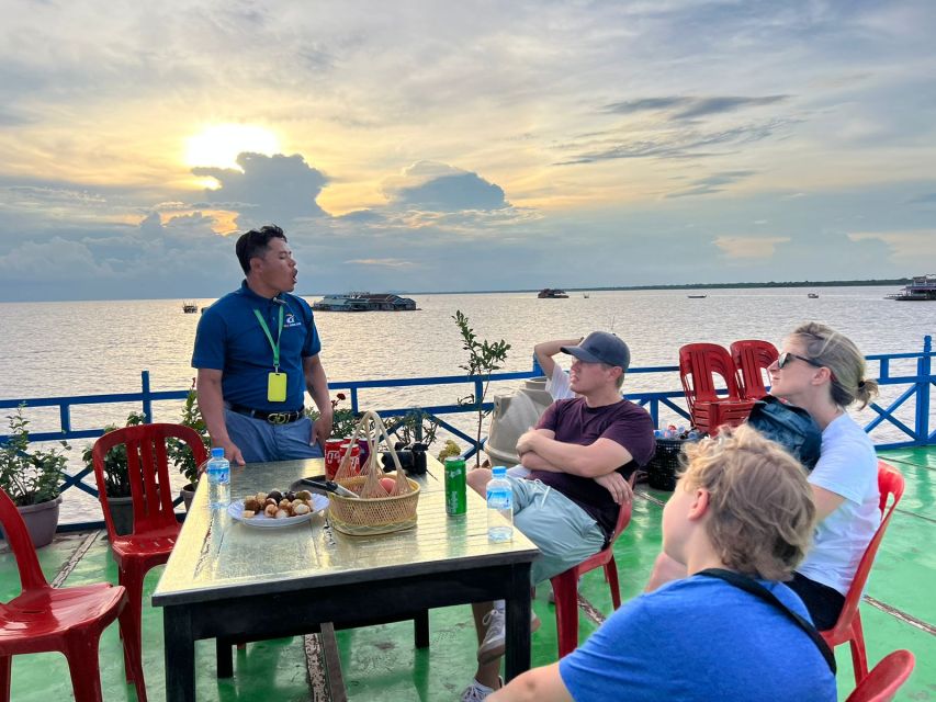 Siem Reap: Tonle Sap Sunset Boat Cruise With Transfers - Highlights