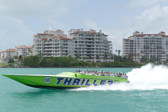 Speedboat Sightseeing Tour of Miami - Inclusions