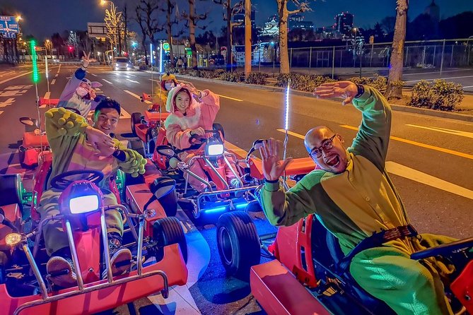 Street Osaka Gokart Tour With Funny Costume Rental - Sightseeing Stops