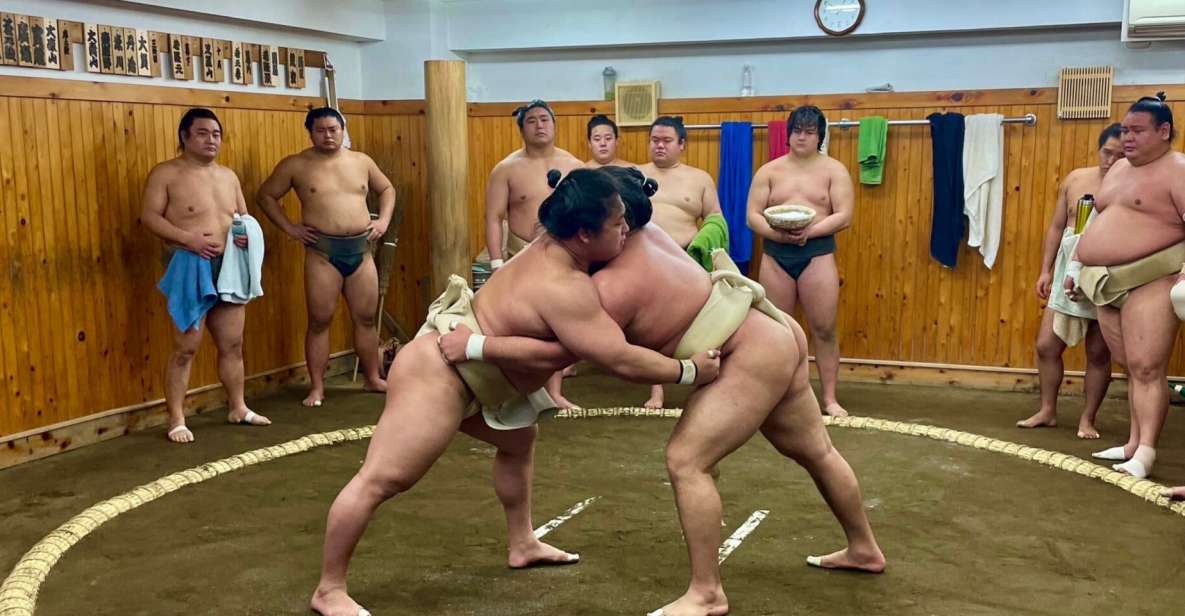 Tokyo: Sumo Wrestling Morning Practice With Live Commentary - Sumo Wrestling Experience