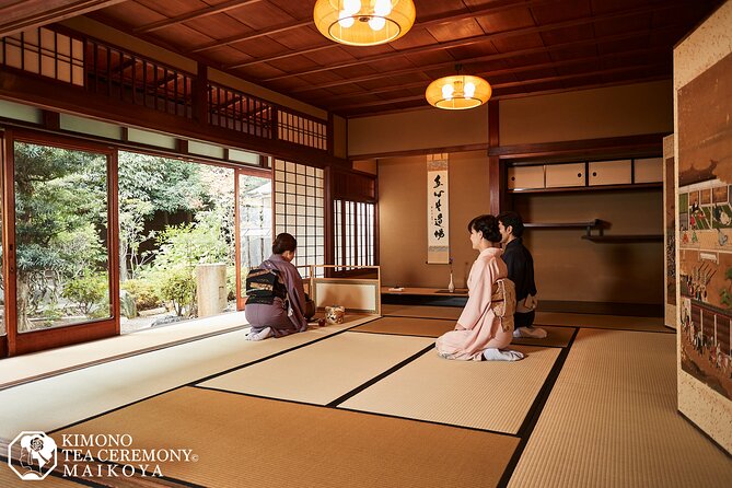 Traditional Tea Ceremony Wearing a Kimono in Kyoto MAIKOYA - Cancellation Policy and Reviews