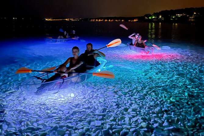 Transparent Kayak Night Glow Experience From Pula - Customer Reviews