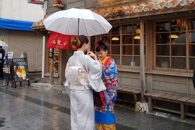 Walking Around the Town With Kimono You Can Choose Your Favorite Kimono From [Okinawa Traditional Co - Meeting Point Details