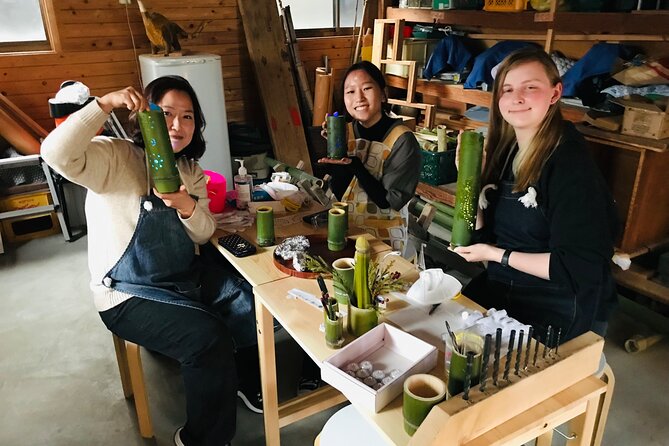 Bamboo LED Lantern Making Experience in Kyoto Arashiyama - Visitor Experience