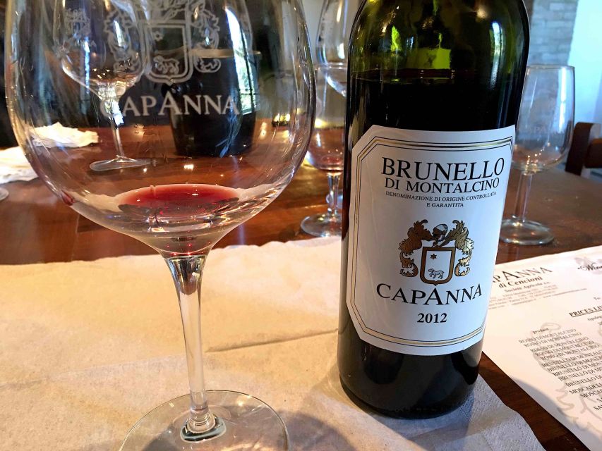 Brunello Montalcino Full-Day Wine Tour From Florence - Tour Logistics and Suitability