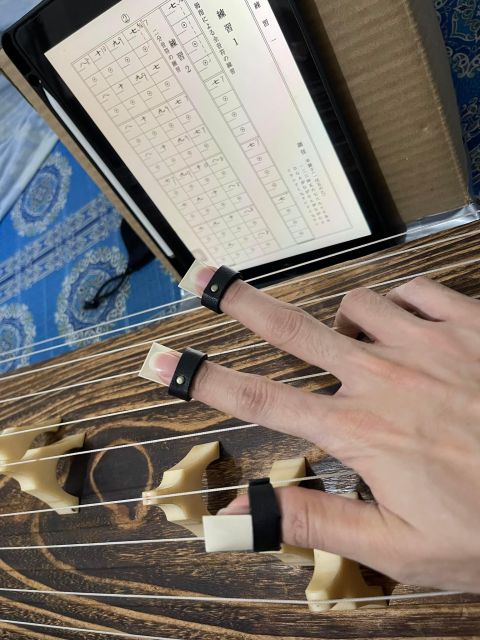 Experiential Lesson of the Japanese Instrument "Koto" - Hiroshima Workshop Features