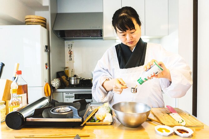 Japanese In-Home Cooking Lesson and Meal With a Culinary Expert in Osaka - Cancellation Policy