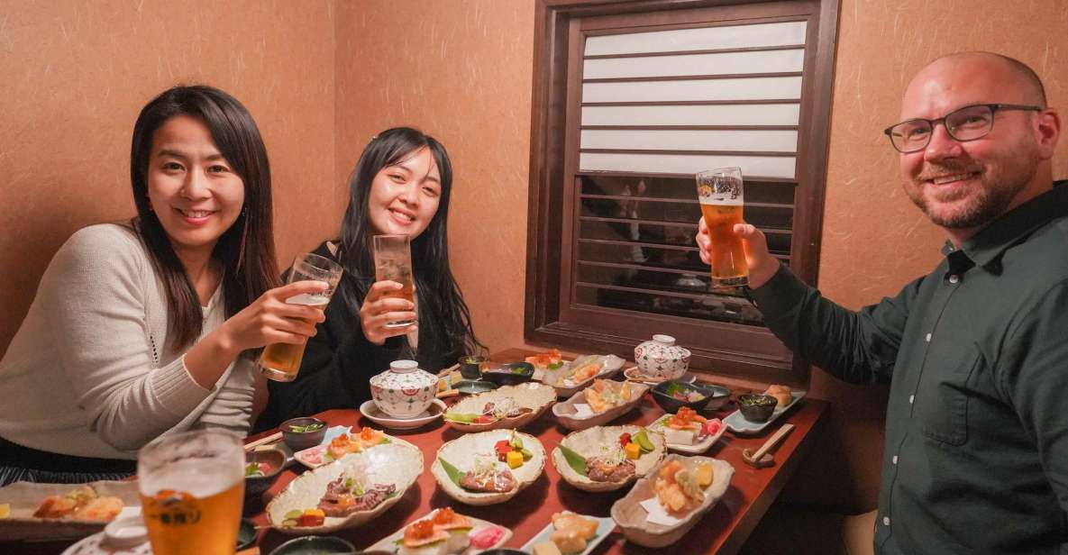 Kyoto: 3-Hour Night Foodie Tour in Gion - Detailed Tour Description