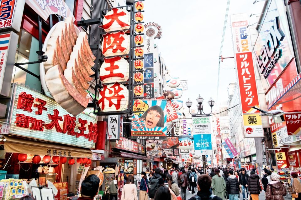 Osaka: Daytime Dotonbori Food Tour - Full Tour Description