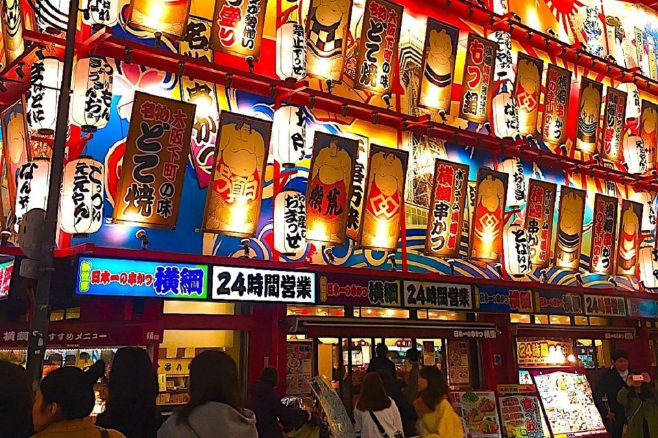 Osaka Shinsekai Street Food Tour - Evening - Inclusions
