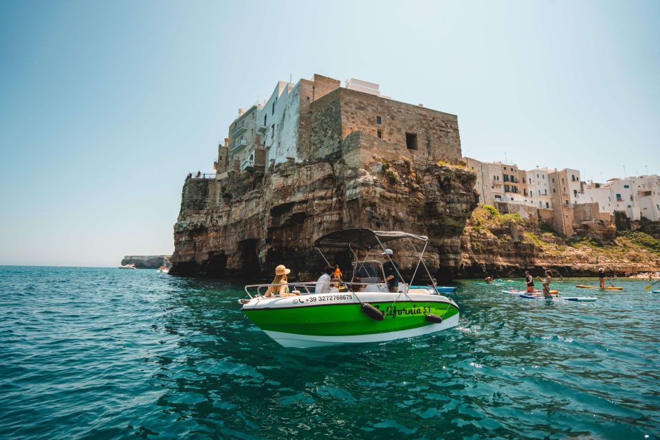 Polignano a Mare: Private Speedboat Cave Trip With Aperitif - Full Description of the Experience