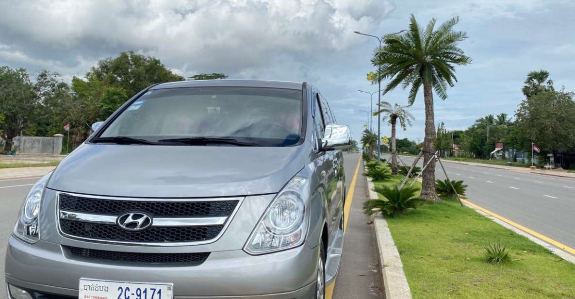 Private Taxi Transfer From Siem Reap to Phnom Penh - Skuon Market Visit