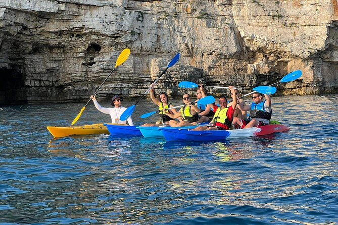 Pula: Blue Cave Kayak Tour With Swimming and Snorkeling - Refreshments Included