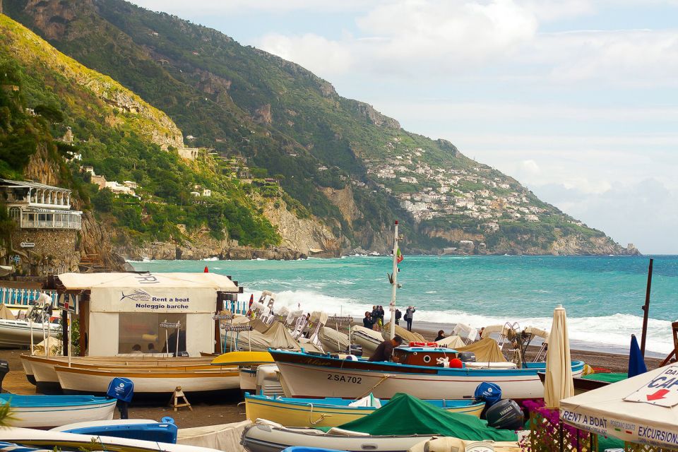 Rome: Amalfi Coast Boat Cruise & Guided Coastal Towns Tour - Booking Details and Pricing