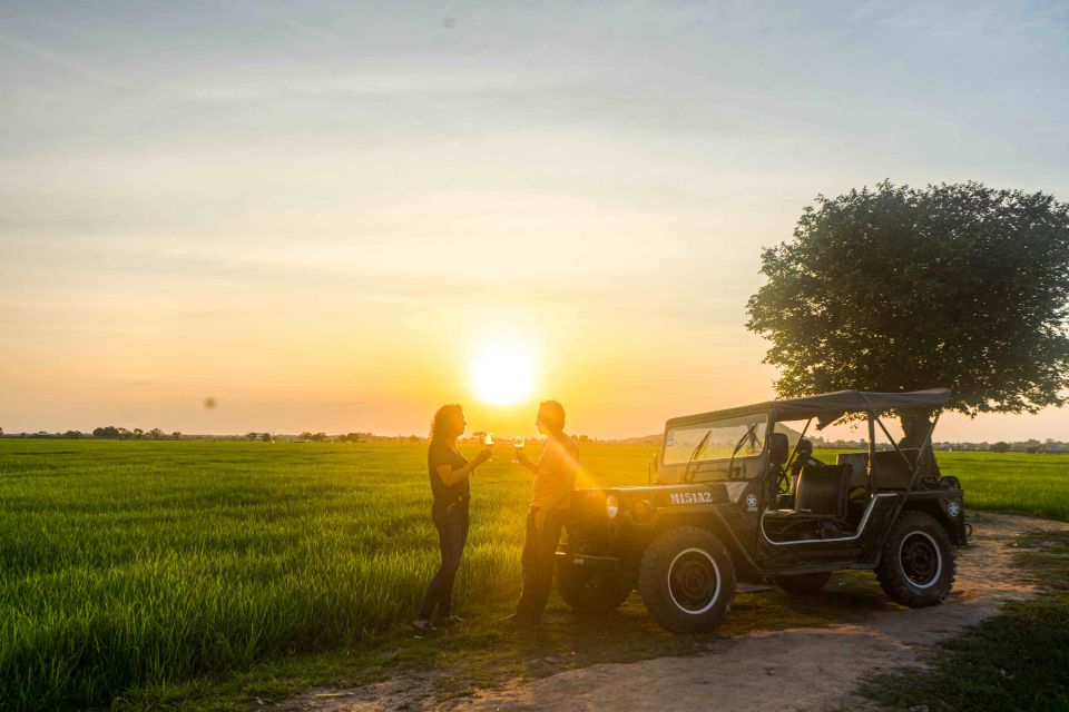 Siem Reap: Countryside Sunset Jeep Tour With Drinks - Tour Details and Operating Information