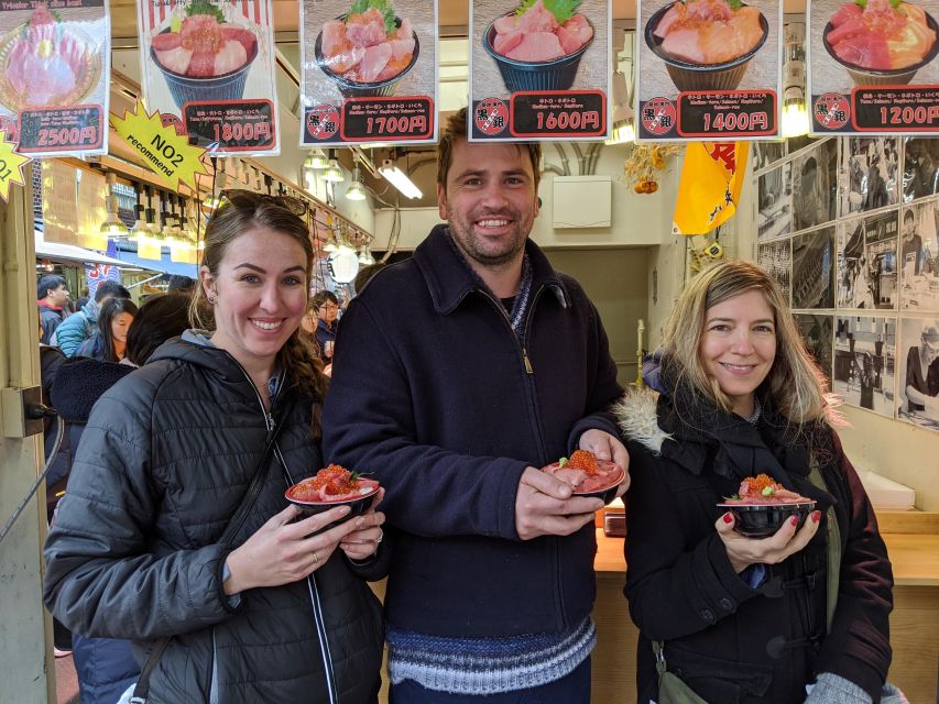 Small Group Tsukiji Fish Market Food Tour - Inclusions